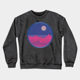 Mountain Twillight Crewneck Sweatshirt